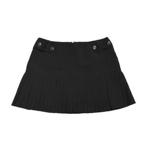 Vintage 90s Koji Yohji black pleated mini skirt Size 5